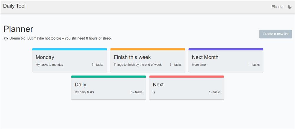Aplicativo Daily Tools